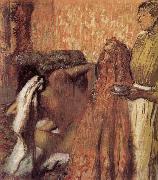 Edgar Degas breakfast after the bath Spain oil painting artist